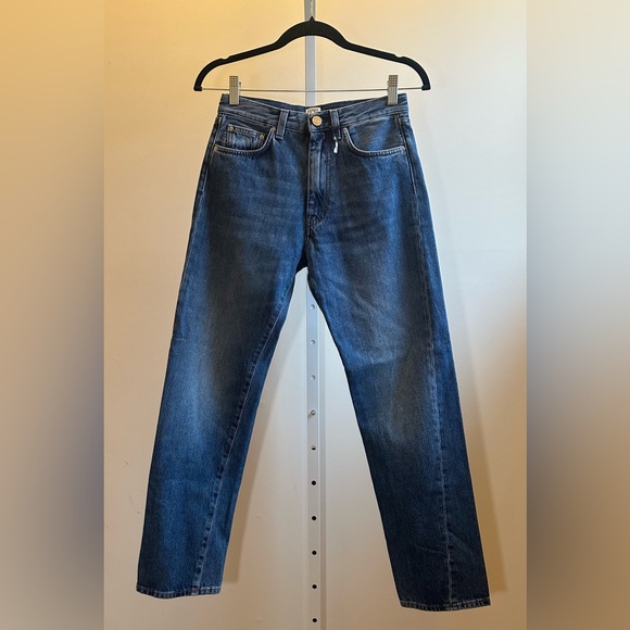 NWOT TOTEME Signature Twisted Seam Denim - Washed Blue - Sz 24 - Current Style - Picture 4 of 14